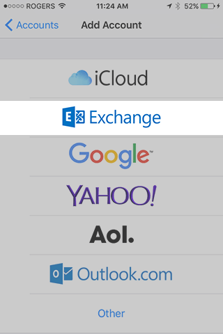 exchange apps for iphone